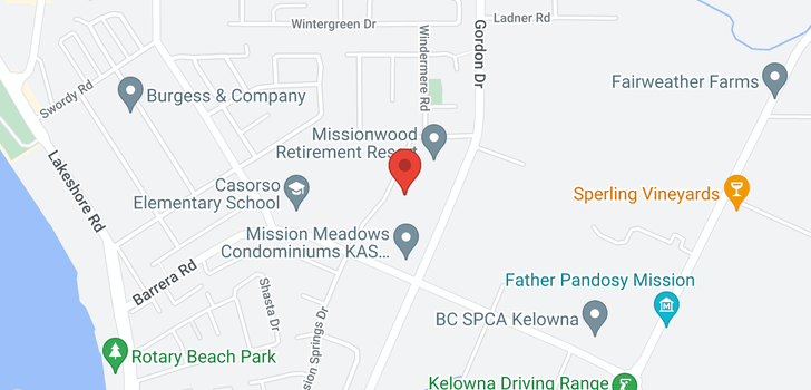 map of #101 3638 Mission Springs Drive